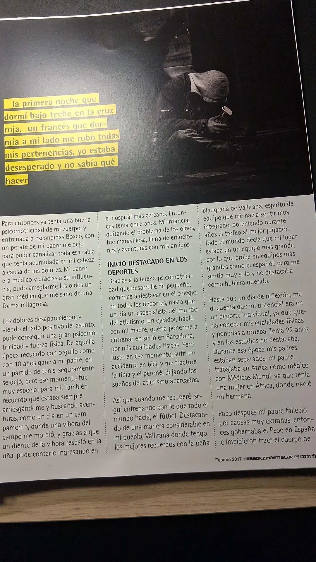 Artículo revista
